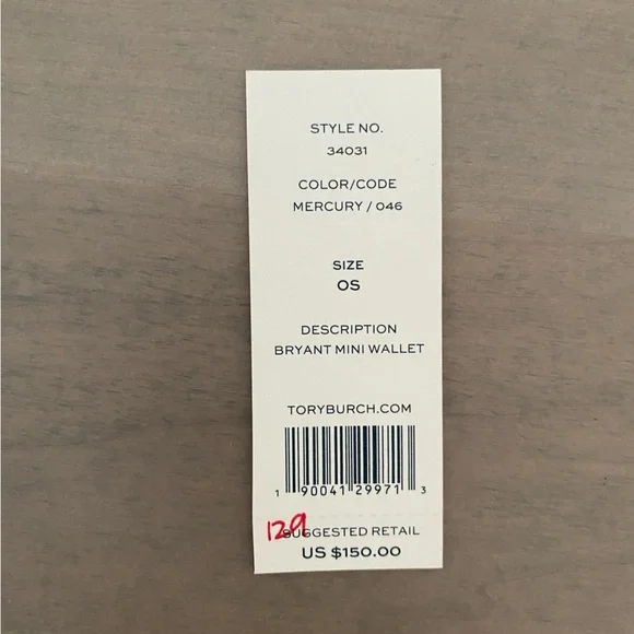 Tory Burch Tri-Fold Bryant Mini Wallet NWT - Picture 5 of 8
